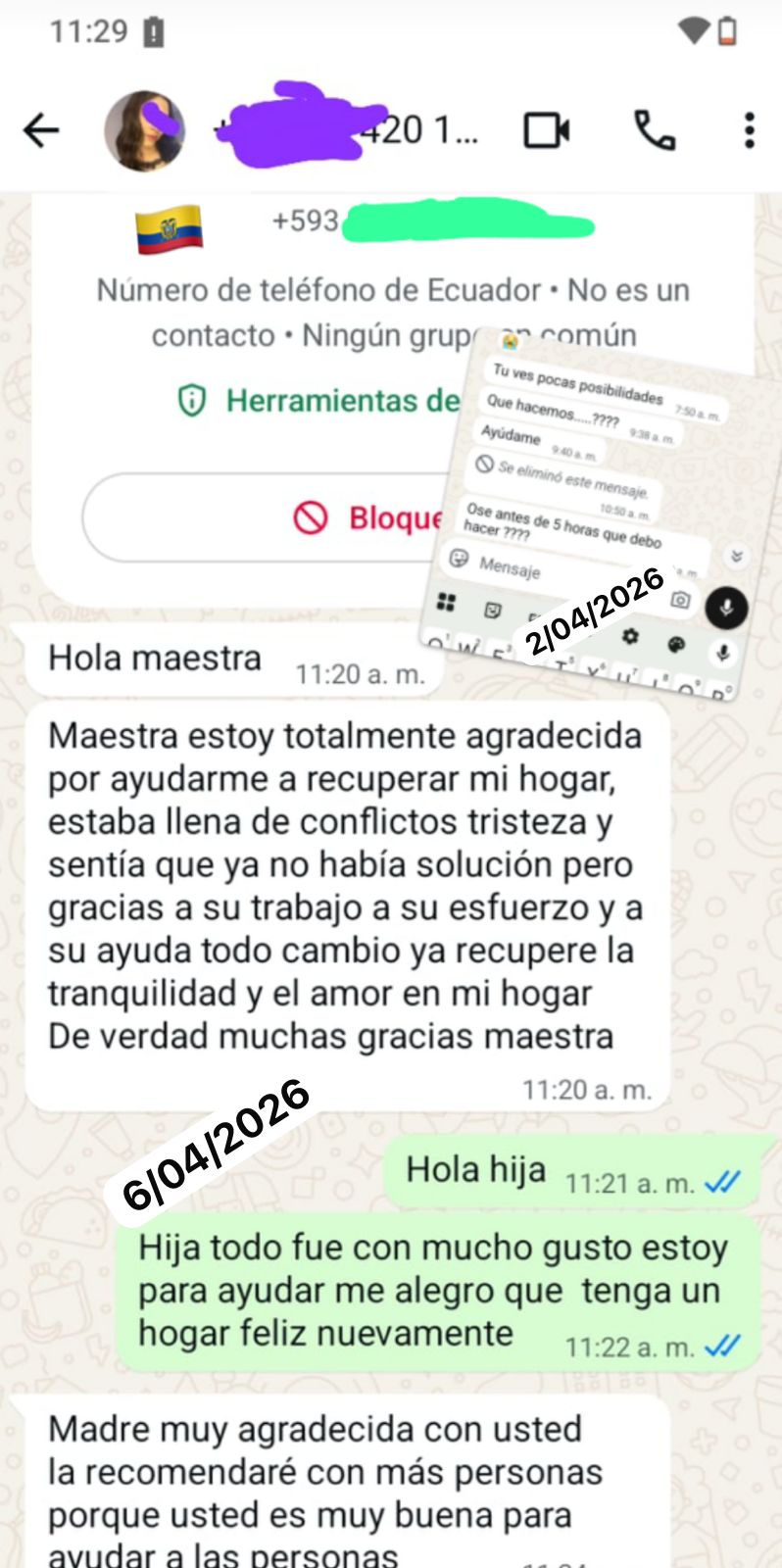 Testimonio